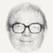 Pencil drawing of Chuck Jones